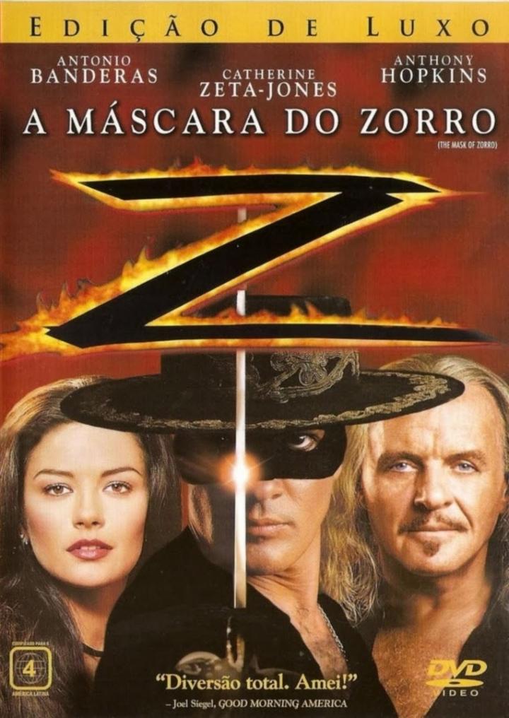 Antonio Banderas, Anthony Hopkins, and Catherine Zeta-Jones in The Mask of Zorro (1998)