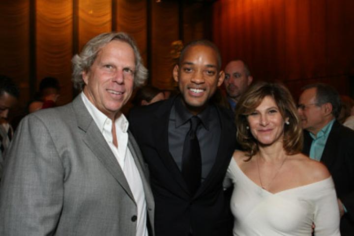 Will Smith, Steve Tisch, and Amy Pascal at an event for The Pursuit of Happyness (2006)