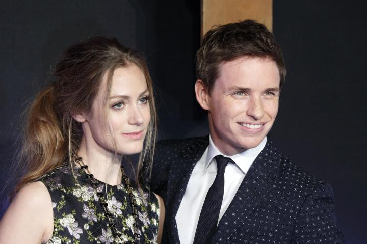 Eddie Redmayne and Hannah Redmayne at an event for Fantastic Beasts and Where to Find Them (2016)
