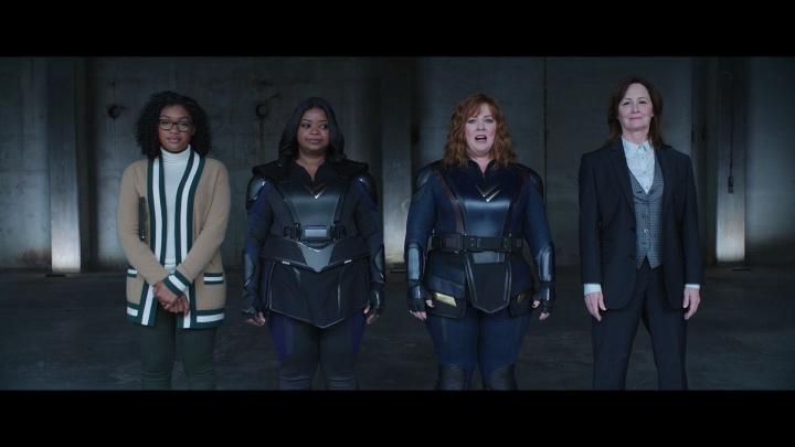 Melissa Leo, Melissa McCarthy, Octavia Spencer, and Taylor Mosby in Thunder Force (2021)