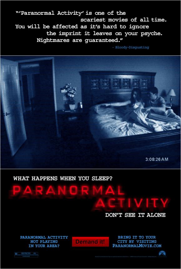 دانلود فیلم Paranormal Activity 2007 با زیرنویس فارسی چسبیده