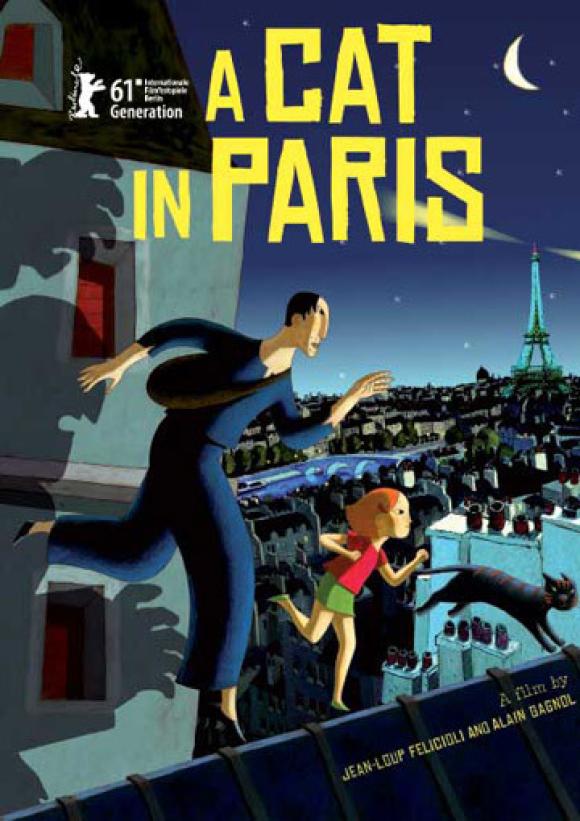 دانلود فیلم A Cat in Paris 2010 با زیرنویس فارسی چسبیده